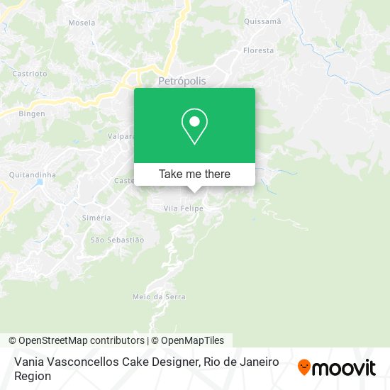 Vania Vasconcellos Cake Designer map