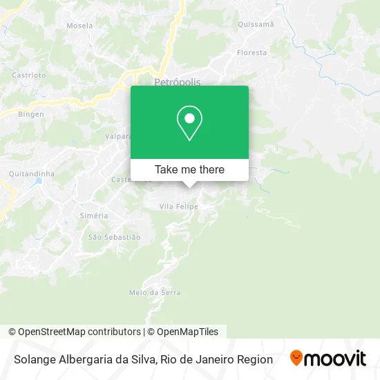 Solange Albergaria da Silva map
