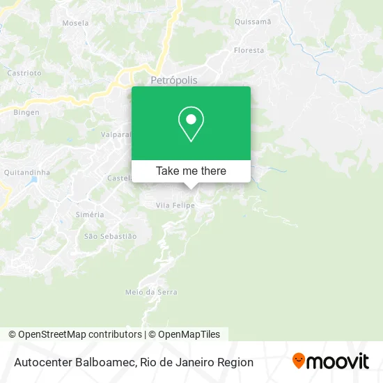 Autocenter Balboamec map
