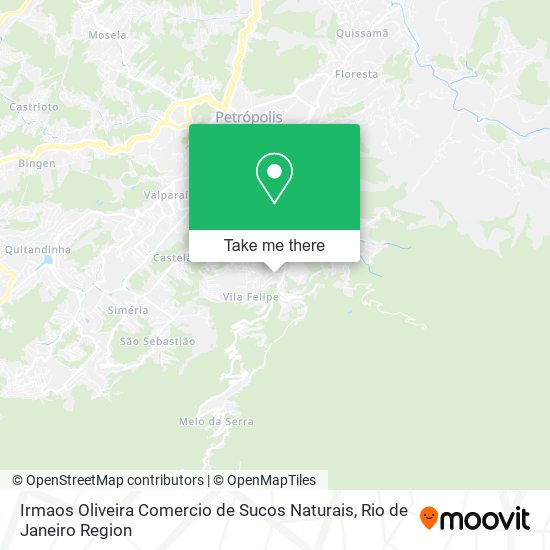 Irmaos Oliveira Comercio de Sucos Naturais map