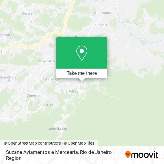 Suzane Aviamentos e Mercearia map