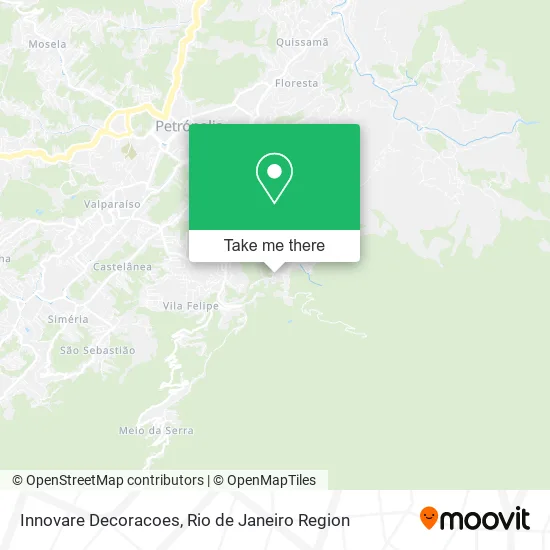 Innovare Decoracoes map