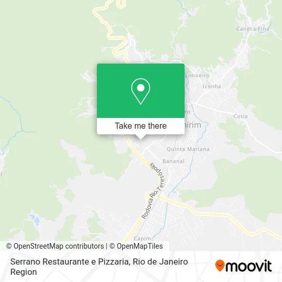 Serrano Restaurante e Pizzaria map