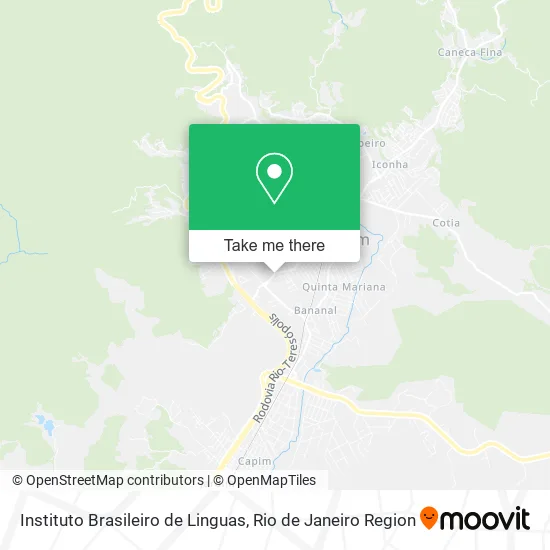 Instituto Brasileiro de Linguas map