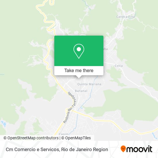 Cm Comercio e Servicos map