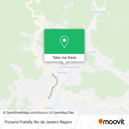 Pizzaria Fratelly map