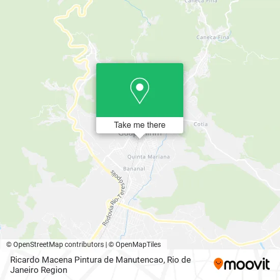 Ricardo Macena Pintura de Manutencao map