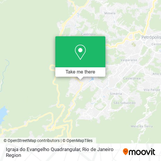 Mapa Igraja do Evangelho Quadrangular