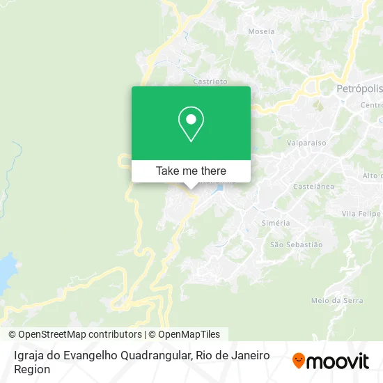 Igraja do Evangelho Quadrangular map