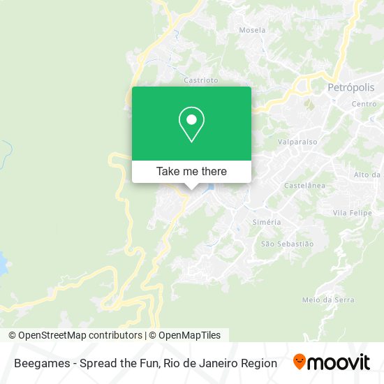 Mapa Beegames - Spread the Fun