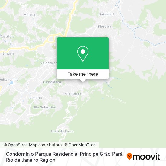 Condomínio Parque Residencial Príncipe Grão Pará map