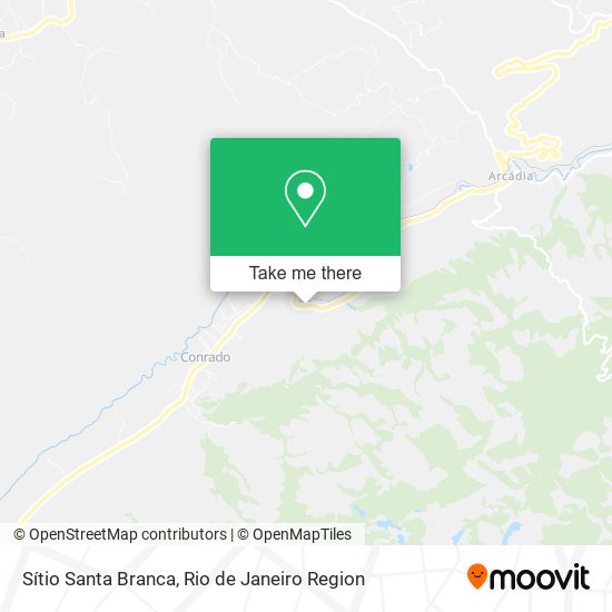 Mapa Sítio Santa Branca