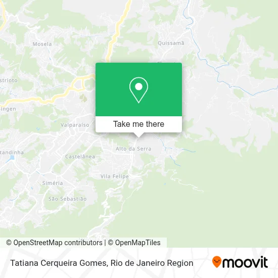 Tatiana Cerqueira Gomes map
