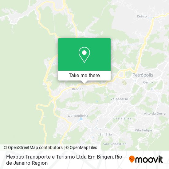 Mapa Flexbus Transporte e Turismo Ltda Em Bingen