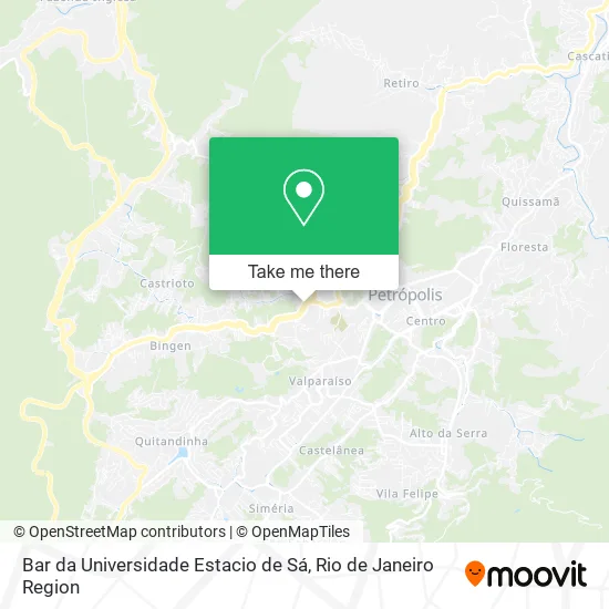 Bar da Universidade Estacio de Sá map