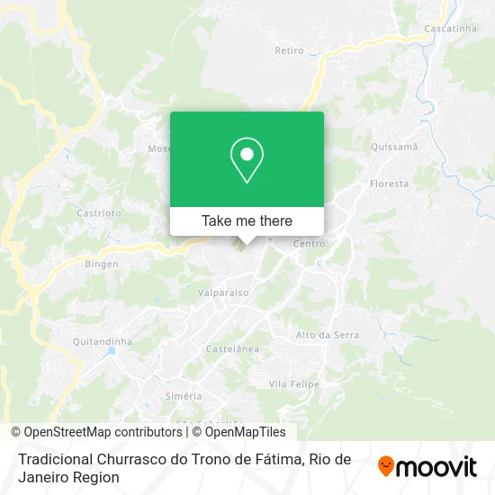 Tradicional Churrasco do Trono de Fátima map