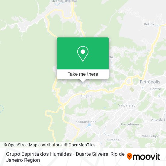 Grupo Espirita dos Humildes - Duarte Silveira map