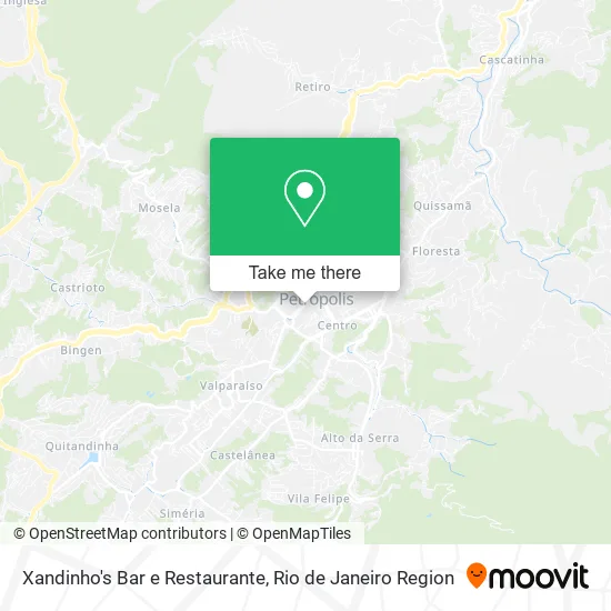 Xandinho's Bar e Restaurante map