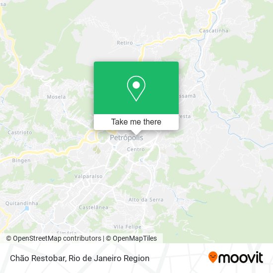 Chão Restobar map