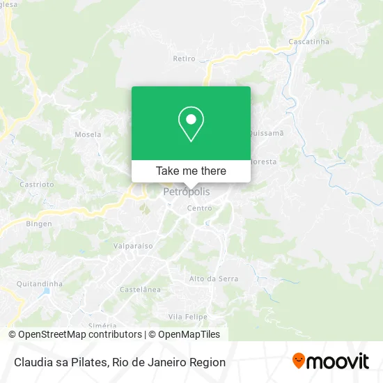 Claudia sa Pilates map