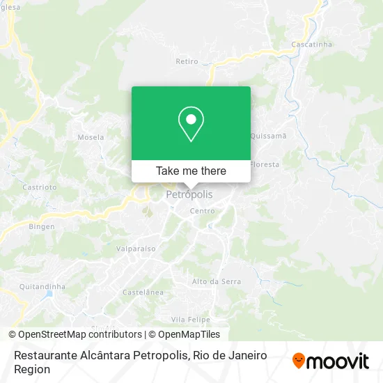 Restaurante Alcântara Petropolis map