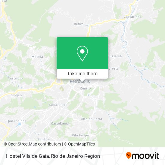 Hostel Vila de Gaia map