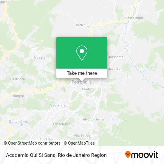 Academia Qui Si Sana map