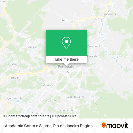 Academia Costa e Silame map