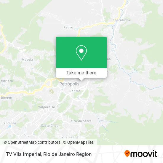 TV Vila Imperial map