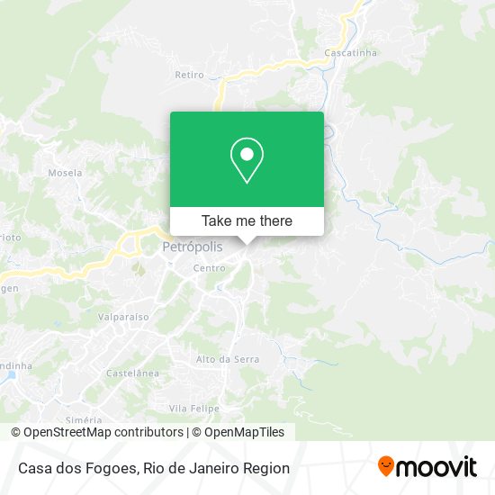 Casa dos Fogoes map