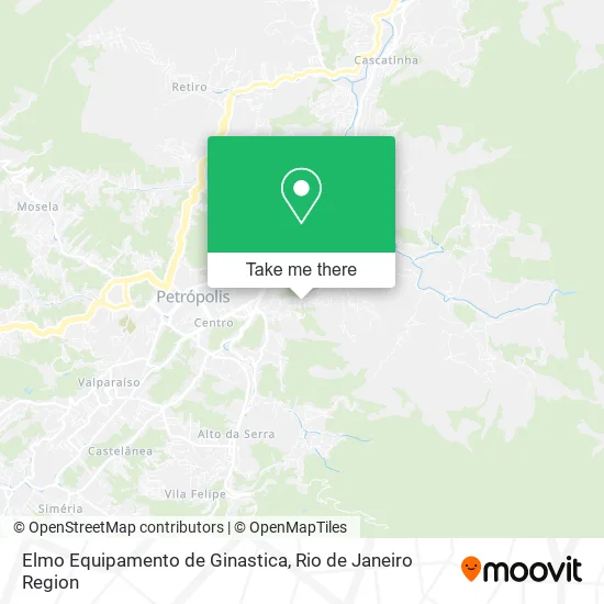 Elmo Equipamento de Ginastica map