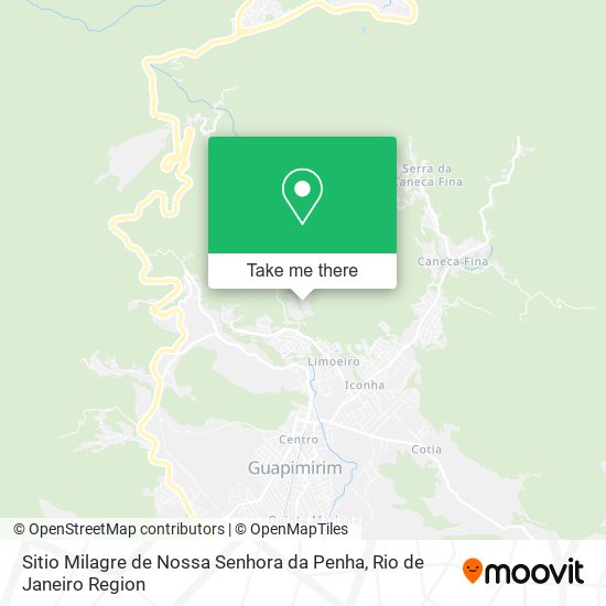 Sitio Milagre de Nossa Senhora da Penha map