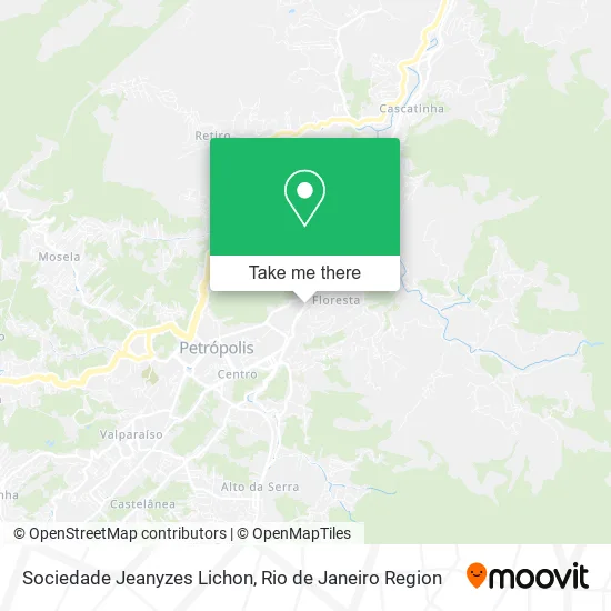 Sociedade Jeanyzes Lichon map