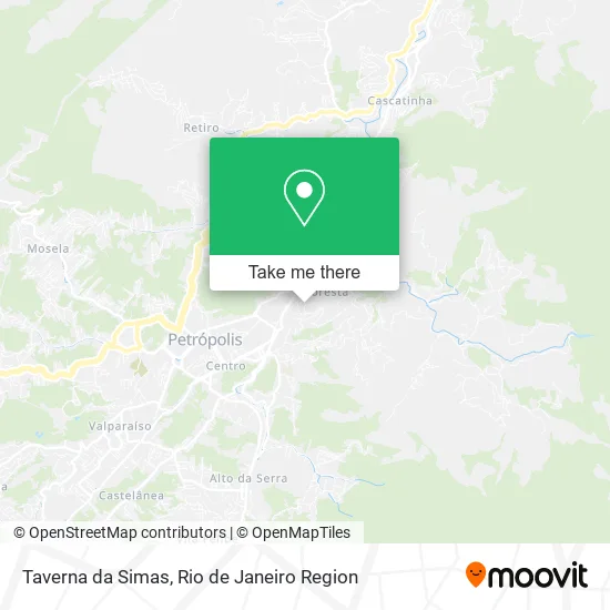 Taverna da Simas map