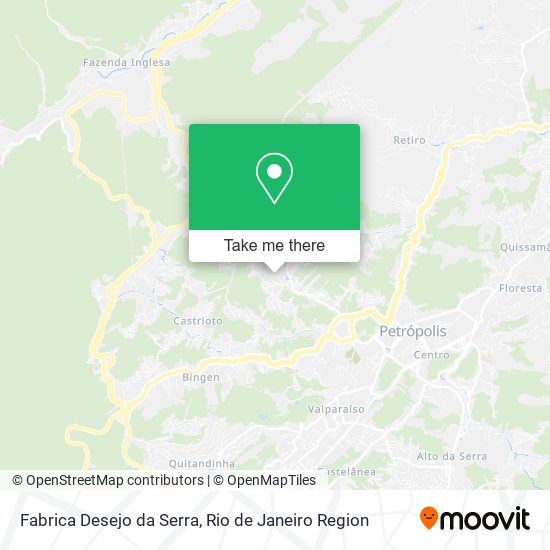 Fabrica Desejo da Serra map