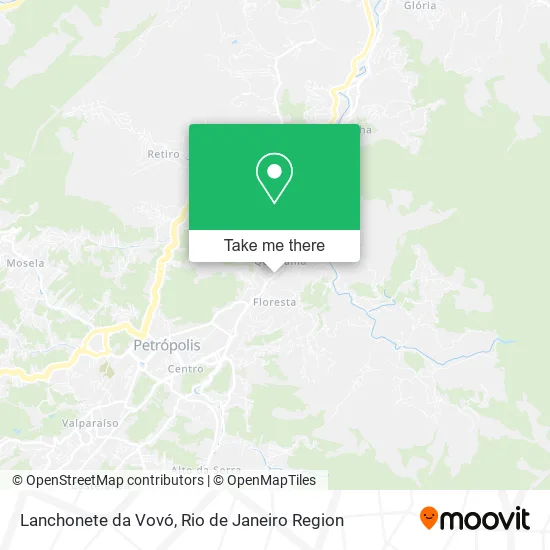 Lanchonete da Vovó map