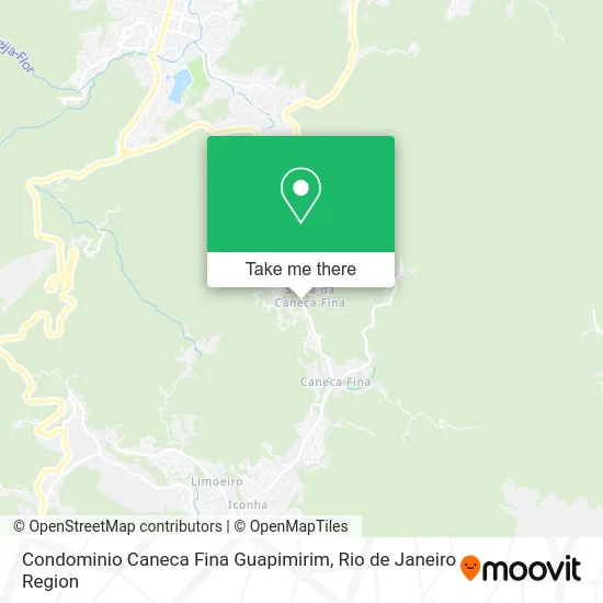 Condominio Caneca Fina Guapimirim map
