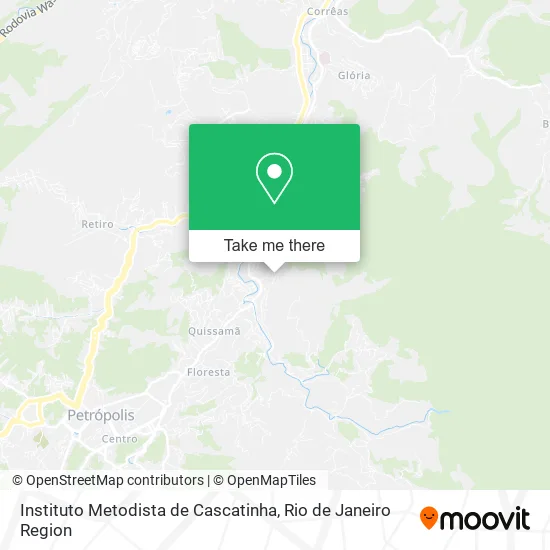 Instituto Metodista de Cascatinha map
