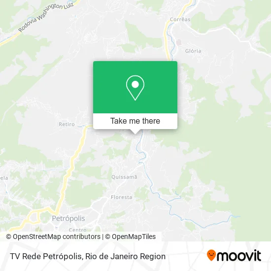 TV Rede Petrópolis map
