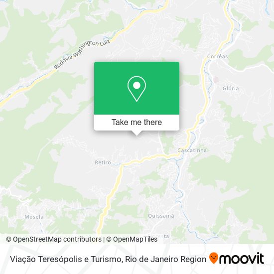 Viação Teresópolis e Turismo map