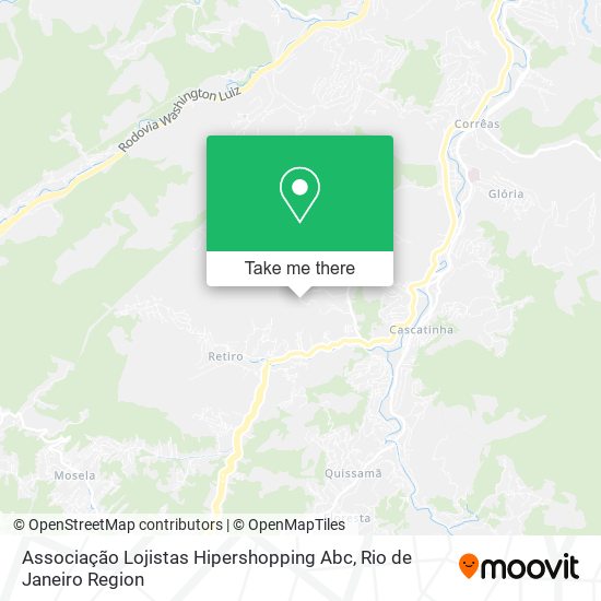 Associação Lojistas Hipershopping Abc map