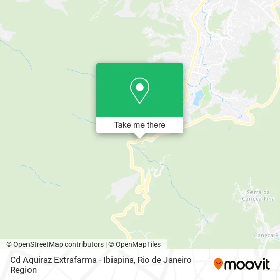 Cd Aquiraz Extrafarma - Ibiapina map