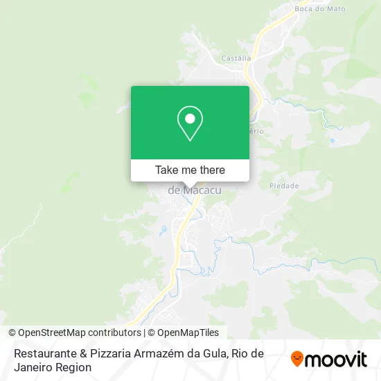 Restaurante & Pizzaria Armazém da Gula map