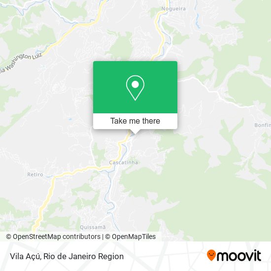 Vila Açú map