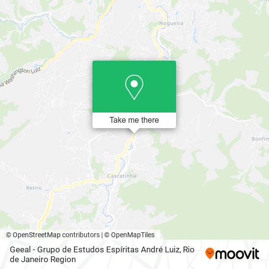 Geeal - Grupo de Estudos Espíritas André Luiz map