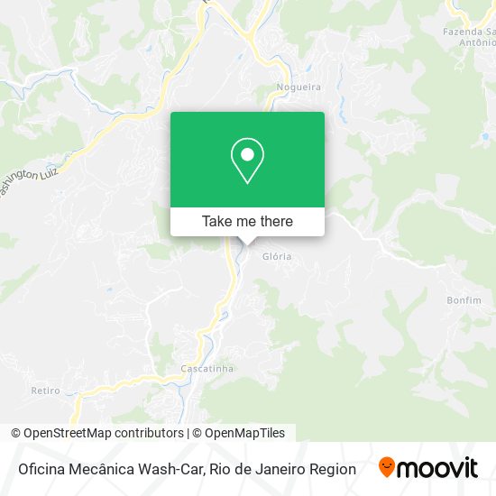 Oficina Mecânica Wash-Car map
