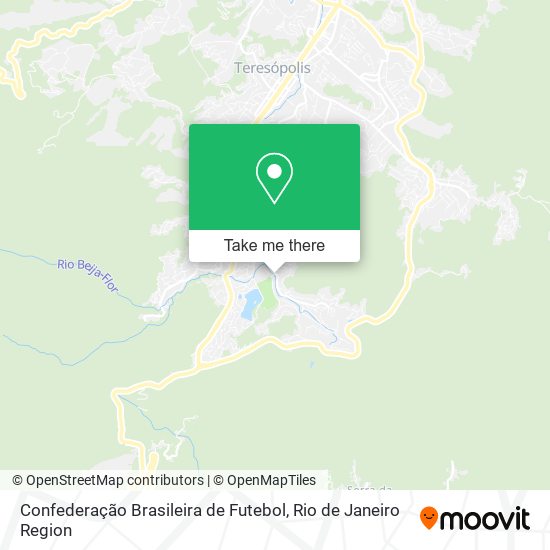 Confederação Brasileira de Futebol map