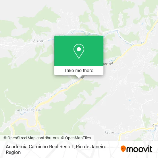 Academia Caminho Real Resort map
