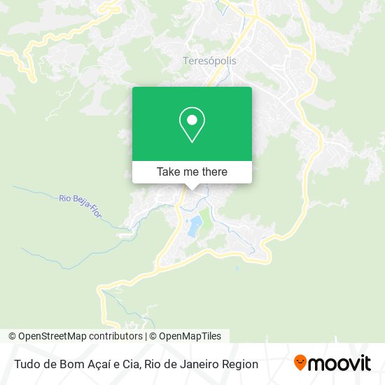 Tudo de Bom Açaí e Cia map