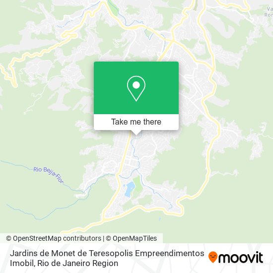 Jardins de Monet de Teresopolis Empreendimentos Imobil map